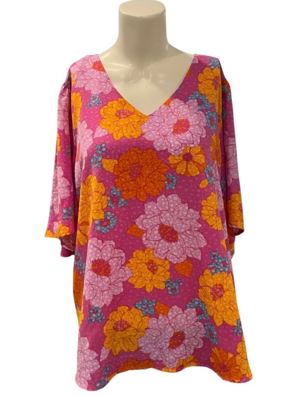 Emily Wonder floral top XL